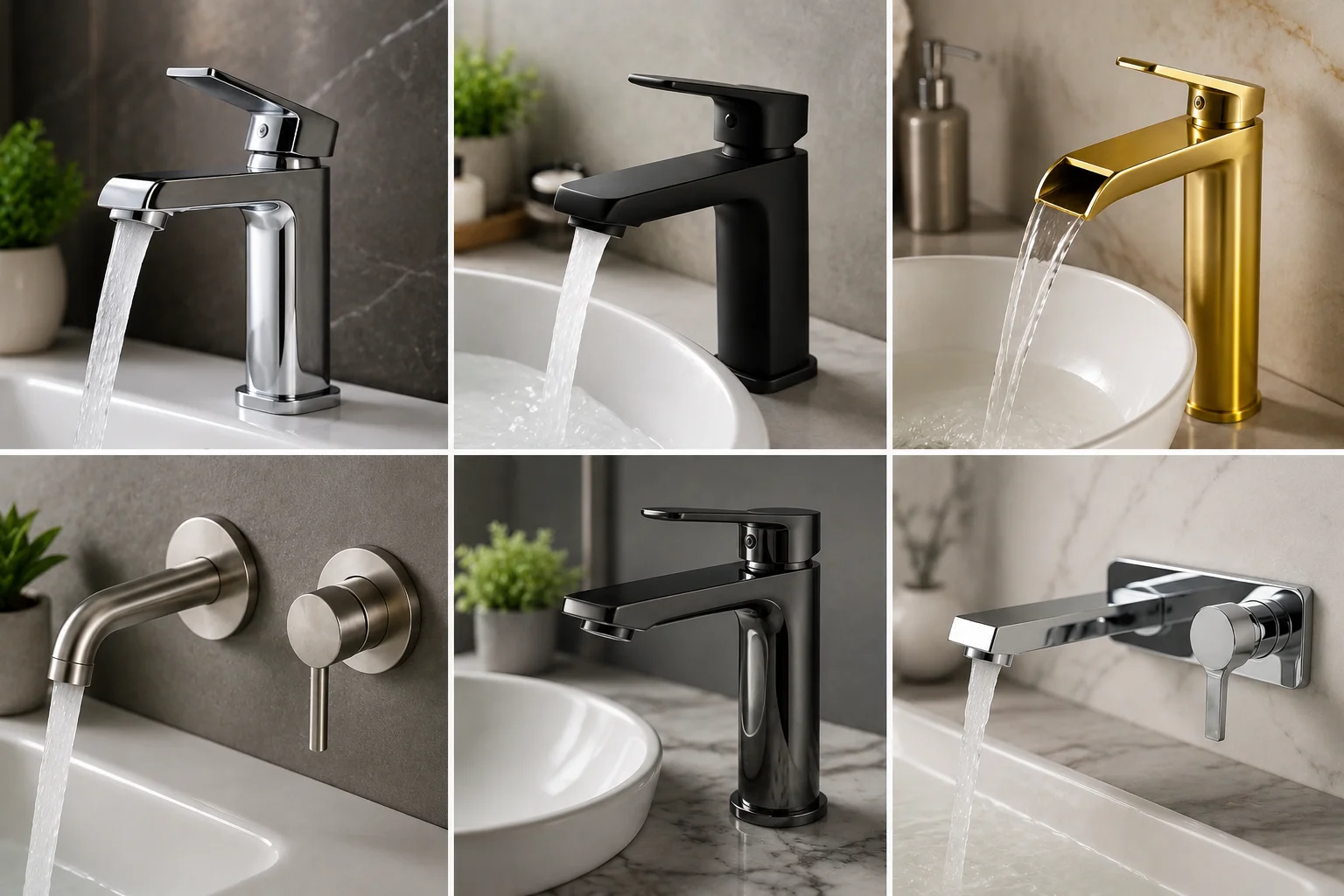 Stylish bathroom faucet collection for modern bathroom renovation