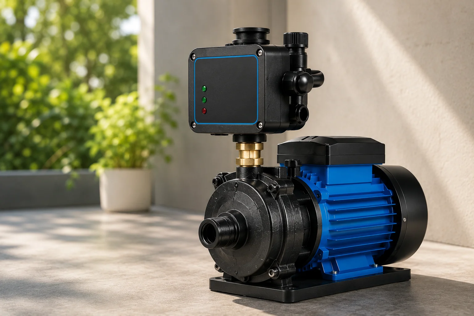 High-quality booster pump for domestic water supply systems